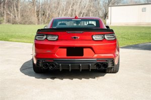 Chevrolet Camaro Performance Exhaust - CORSA Performance - Carbon Fiber 4.5in Twin Tip Kit - Black - `16-`24